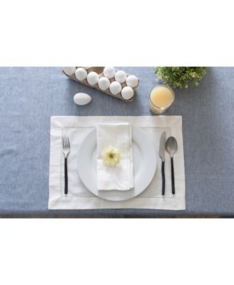 Solid Chambray Tablecloth 60" x 120"