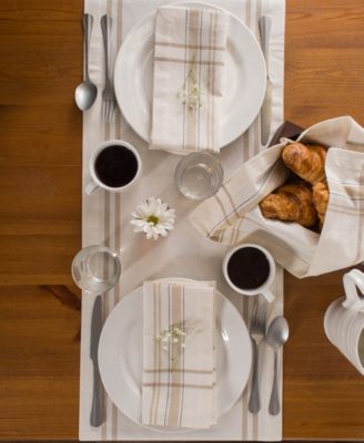 Chambray French Stripe Table Runner 14" x 72"