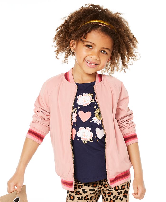 Epic Threads Little Girls Hearts-Print T-Shirt, Created for Macy's - Macy's