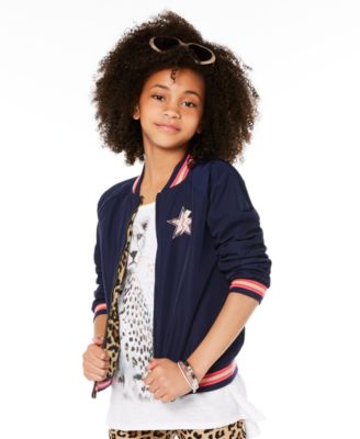 Epic Threads - Big Girls Reversible Bomber Jacket