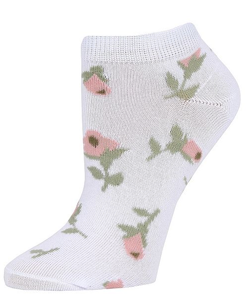 SOCK TALK Ladies' Low Cut Socks 4 PACK FLORAL & Reviews Women Macy's