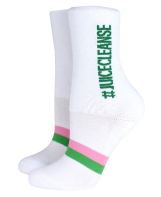 COSMOStyle by Cosmopolitan - CosmopolitanLadies Crew Socks #JUICE CLEANSE