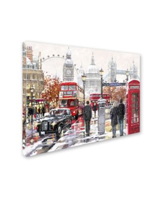 The Macneil Studio 'London Collagex2 Copy' Canvas Art - 24" x 32"