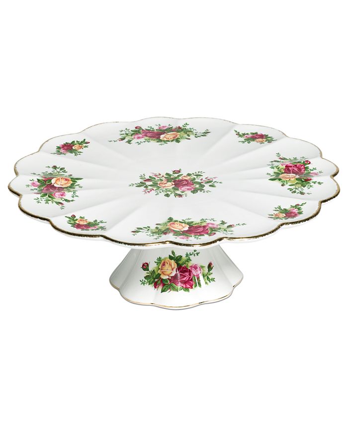 Royal albert old country roses cake plate sale