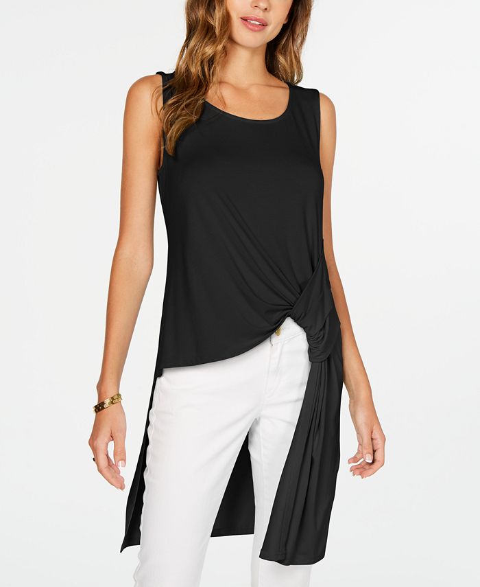 Alfani Women's High Low Tunic Black Size X-Small main image 0