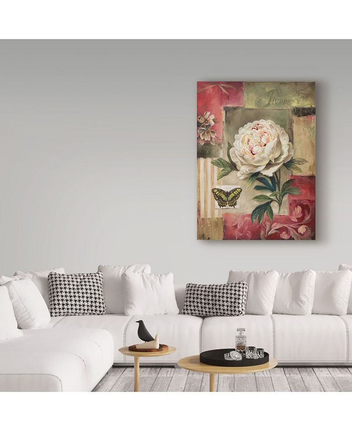 Trademark Global Lisa Audit 'Rose and Butterfly 2' Canvas Art - 14
