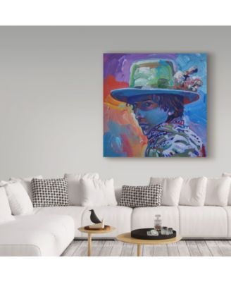 Howie Green 'Bob Dylan S' Canvas Art - 14" x 14"