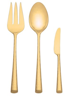 Marchesa by Lenox - Imperial Caviar Gold 3 Piece Serving Set