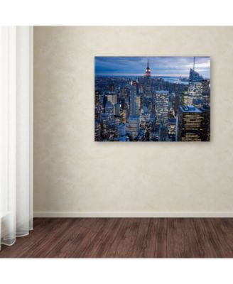 Yakov Agani 'New York City, NY' Canvas Art - 24" x 16"