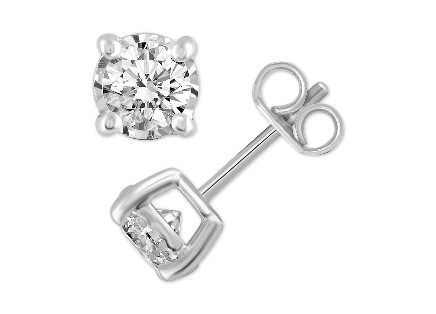Diamond Stud Earrings (3/4 ct. t.w.) in 14k White, Yellow or Rose Gold
