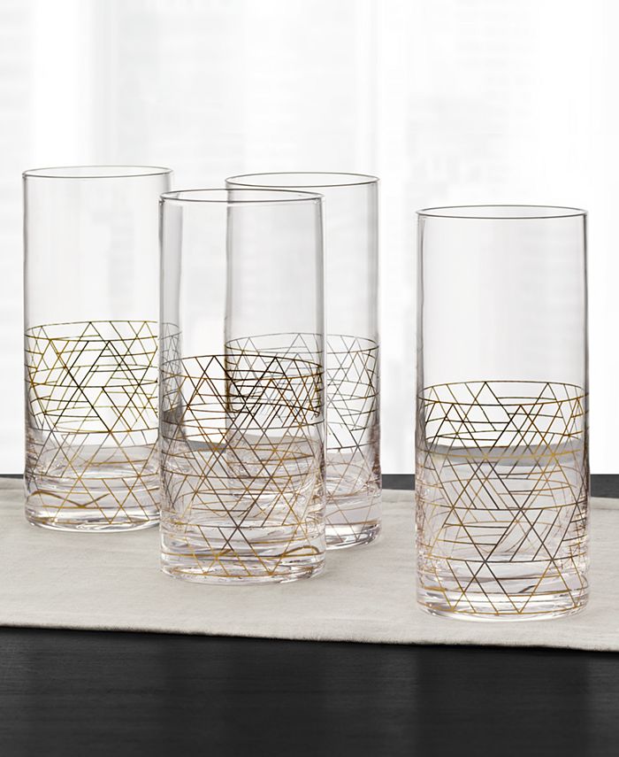 Hotel Collection Clear Tumbler Glasses, Set of 8, Created for Macy's -  Macy's