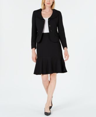 macy's petite skirt suits