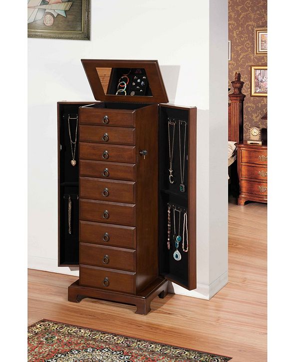 Nathan Direct 8Drawer Jewelry Armoire & Reviews Furniture Macy's