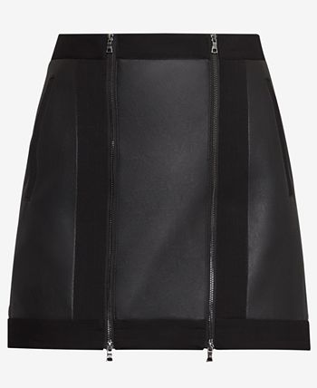 Bcbg roxy faux cheap leather mini skirt