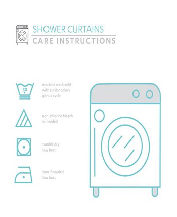 Lush Décor - Octagon Blocks 72" x 72" Shower Curtain