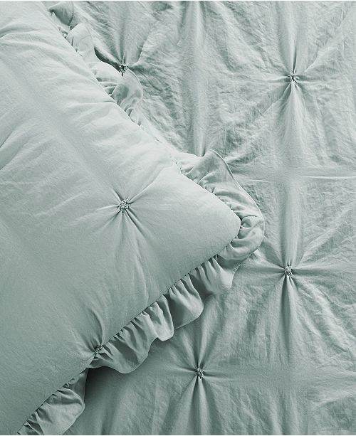 Lush Decor Ravello Pintuck Ruffle Skirt 2pc Twin Bedspread Set