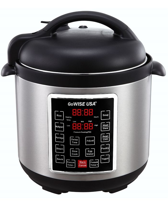 GoWISE USA 8-Quart 12-in-1 Electric Programmable Pressure Cooker