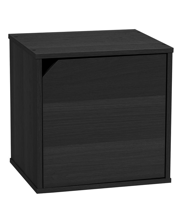 IRIS USA Baku Modular Wood Cube Box With Door Macy's