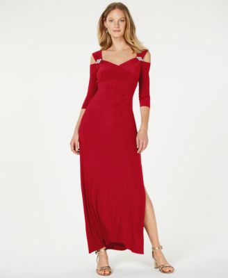 macy's red gowns