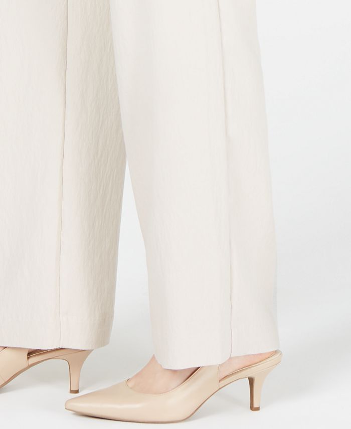 Alfani High-Waist Wide-Leg Pants, Created for Macy's & Reviews - Pants ...