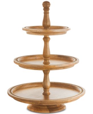 Martha Stewart Collection - Wood 3-Tier Server