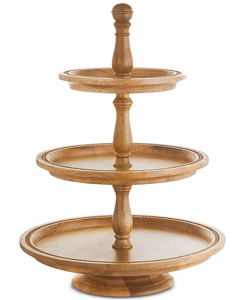 Martha Stewart Collection Wood 3 Tier Server Created For Macy S
