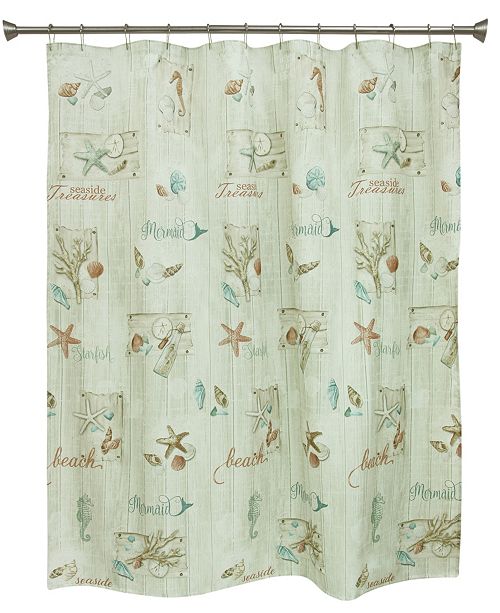 Bacova Ocean Treasures Shower Curtain Reviews Shower Curtains