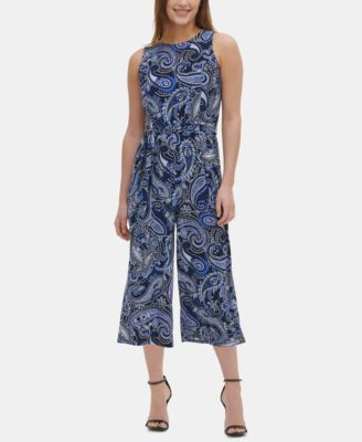 tommy hilfiger cropped jumpsuit