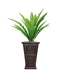 Artificial Faux Real Touch 49" Tall Real Touch Agave Plant And Fiberstone Planter