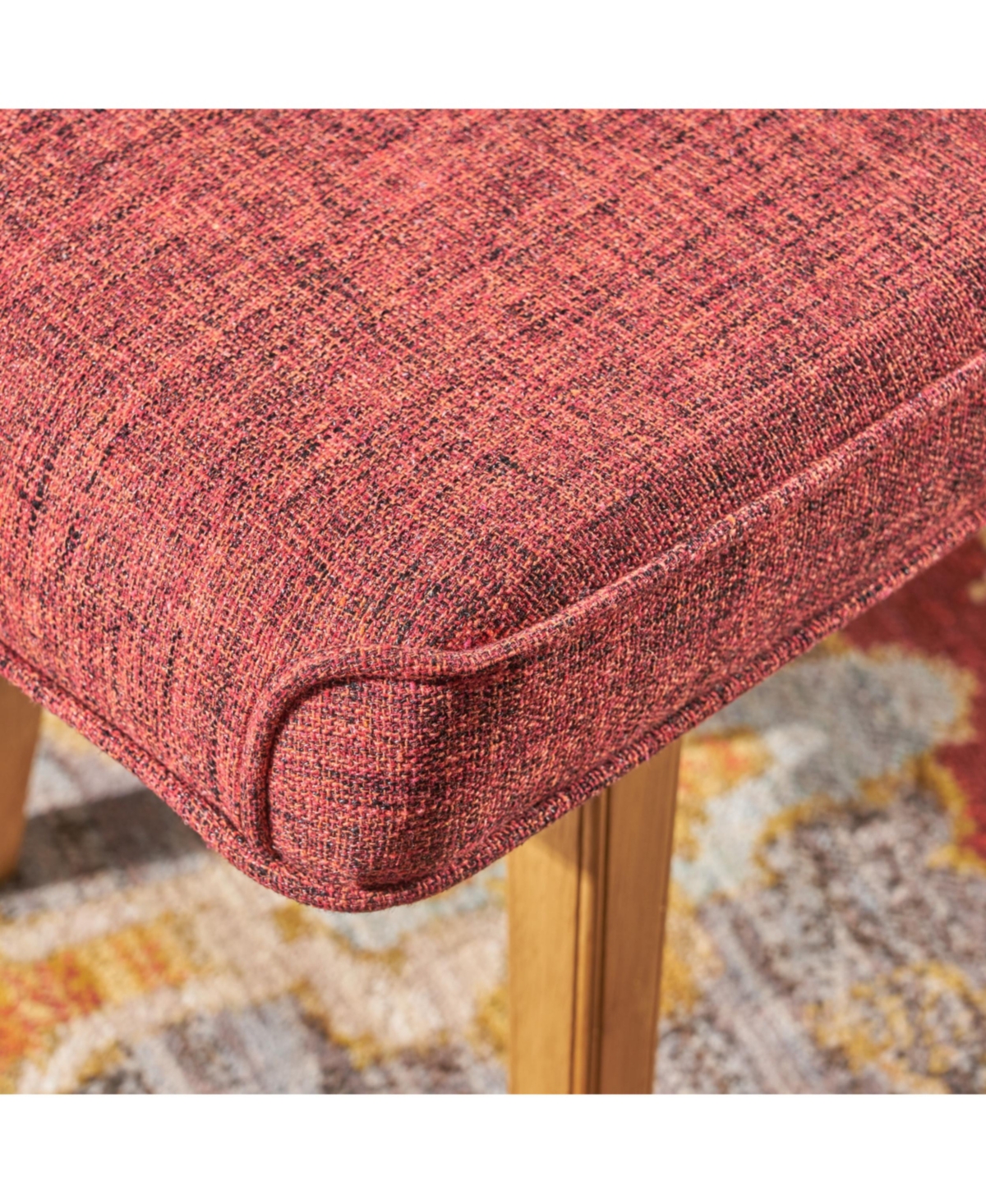 Noble House Reagan Bench In Red