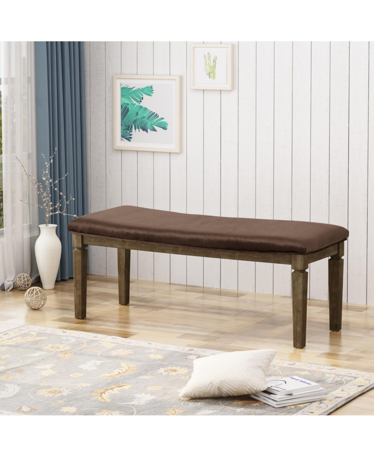 Noble House Ophir Bench In Chocolate