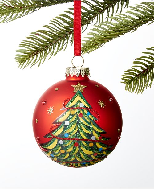 Holiday Lane Santa S Favorites 2019 Red Ball Ornament Created For