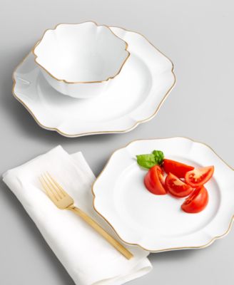 Martha Stewart Collection Baroque Dinnerware Collection, Created for Macy's