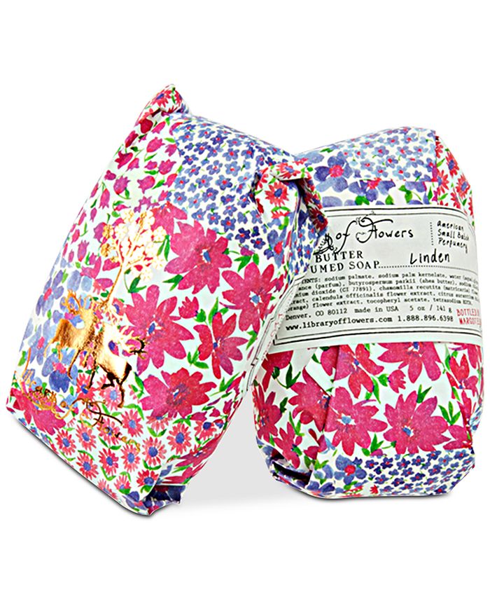 Library of Flowers Linden Soap, 5oz. Macy's