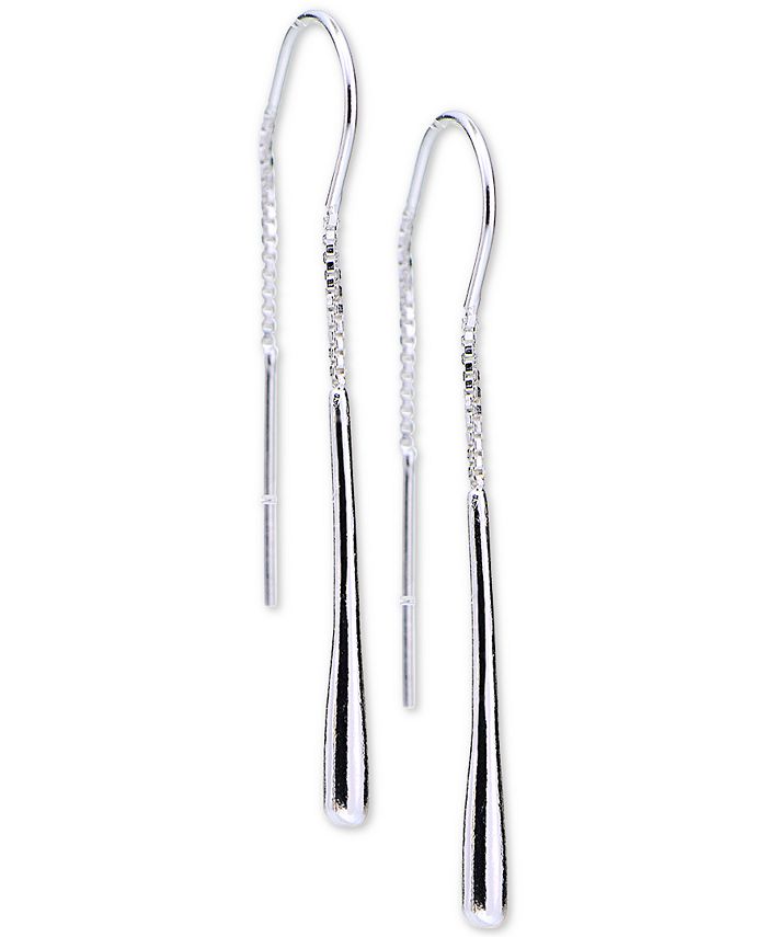 Giani Bernini Bar Threader Earrings in Sterling Silver, Created for