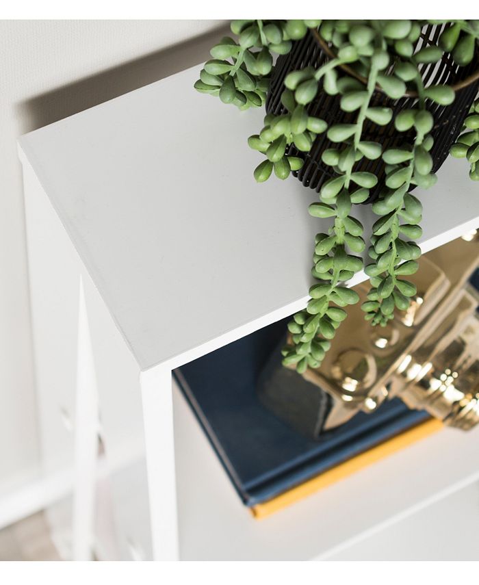 Walker Edison 55" Wood Ladder Bookshelf Macy's