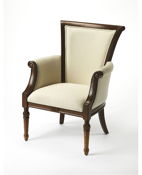 Butler Specialty Closeout Butler Chiara Cherry Accent Chair