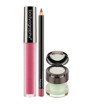 Lip Scrub, Balm, Lip Pencil, Liquid Lipstick Bundle