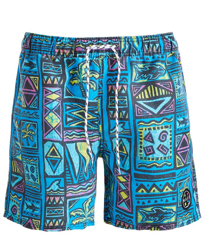 Maui and Sons Men's Chunky Funky Swim 18