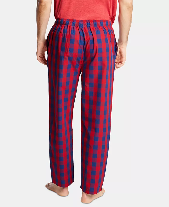 Men's Cotton Plaid Pajama Pants - thumbnail 2