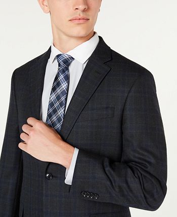 Tommy Hilfiger Men s Modern Fit THFlex Stretch Blue Charcoal