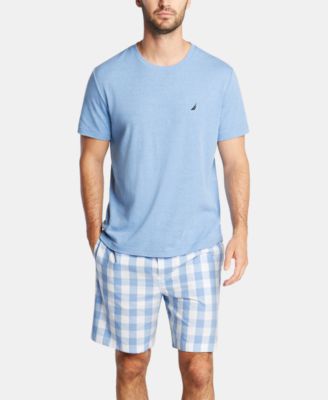 Cotton Plaid Pajama Shorts 