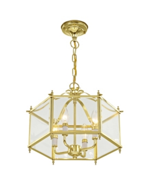 Livex Livingston 4-Light Convertible Pendant/Ceiling Mount