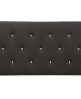 Contemporary Crystal Diamond Tufted Queen Headboard
