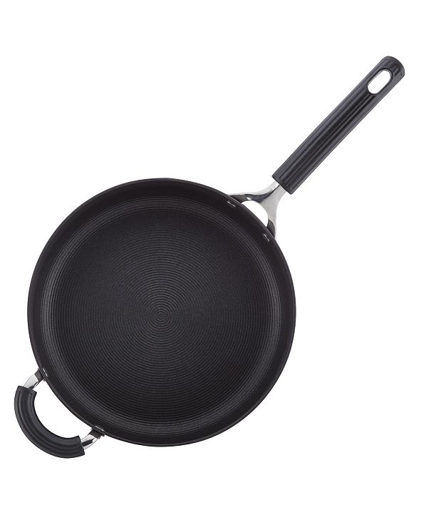 Circulon HardAnodized Nonstick Covered 4Qt. Saute Pan with Helper