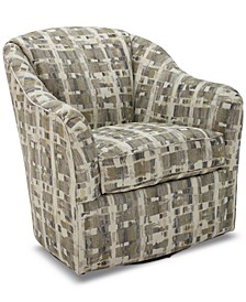 CLOSEOUT! Crisbury 32.5" Fabric Swivel Chair