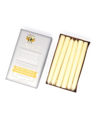 8" Taper Candles, Set of 12