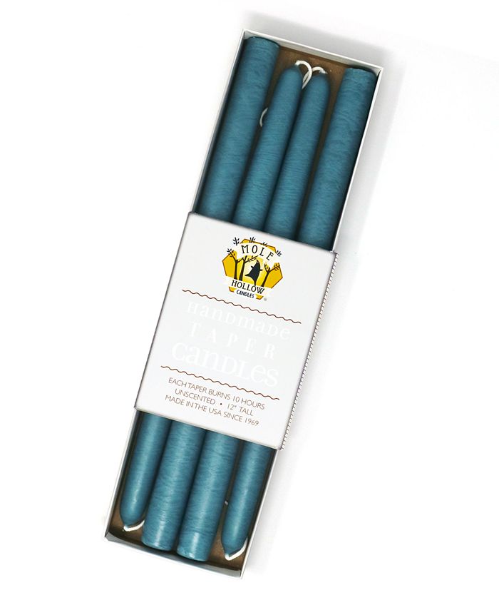 Mole Hollow Candles 12" Taper Candles, Set of 4 Macy's