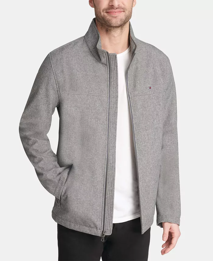 Men's Soft-Shell Classic Zip-Front Jacket - thumbnail 6