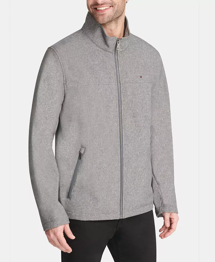 Men's Soft-Shell Classic Zip-Front Jacket - thumbnail 8